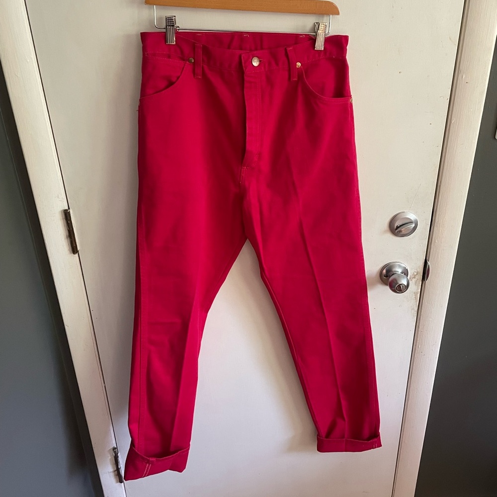 Vintage red wrangler jean sz 13 - Picture 2 of 10